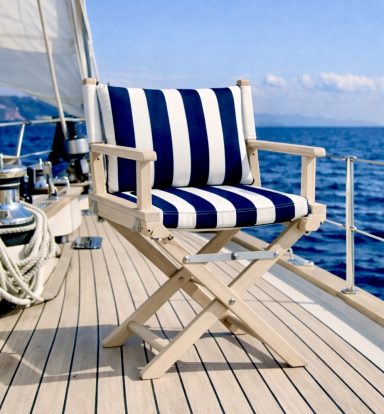 Deck Furniture Director's Chair for the Sea.